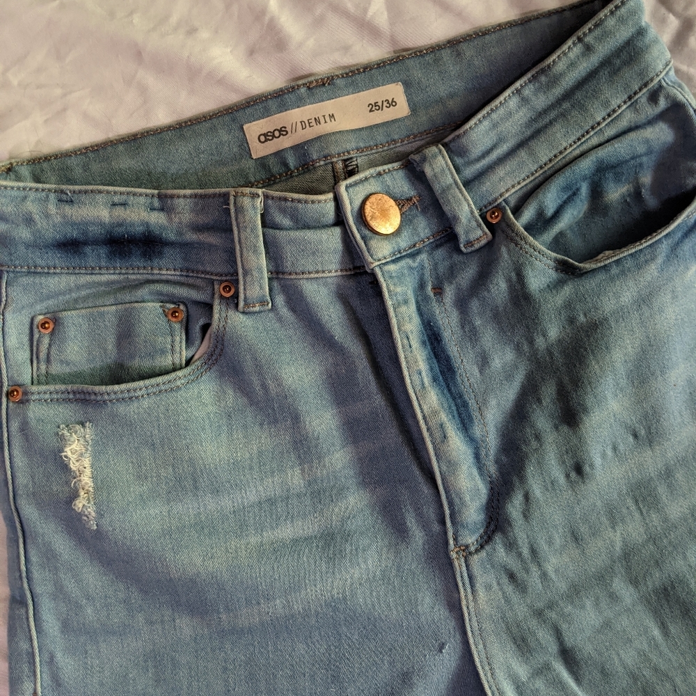 Asos tall high waisted jeans